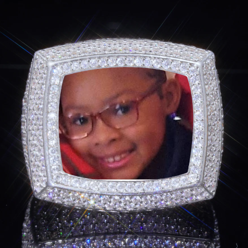 3D CUSTOM PICTURE ICED RING