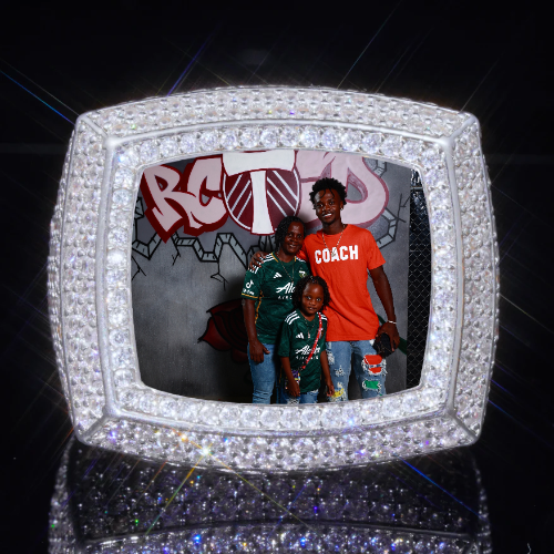 3D CUSTOM PICTURE ICED RING