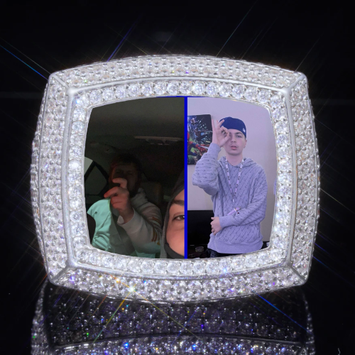 3D CUSTOM PICTURE ICED RING