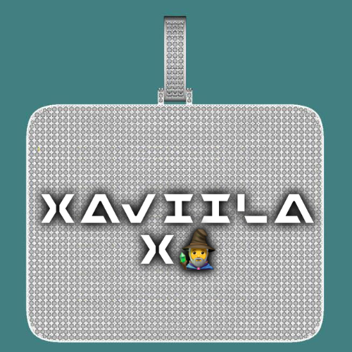 CUSTOM LETTER NECKLACE 3D BIG SQUARE