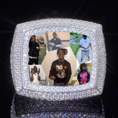3D CUSTOM PICTURE ICED RING