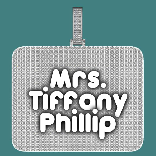 CUSTOM LETTER NECKLACE 3D BIG SQUARE