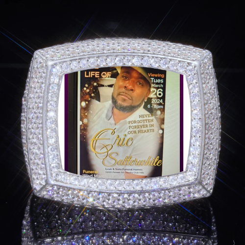 3D CUSTOM PICTURE ICED RING