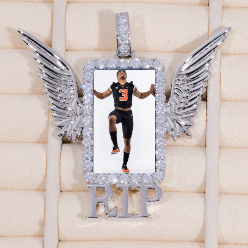 RIP WING 3D CUSTOM PICTURE PENDANT