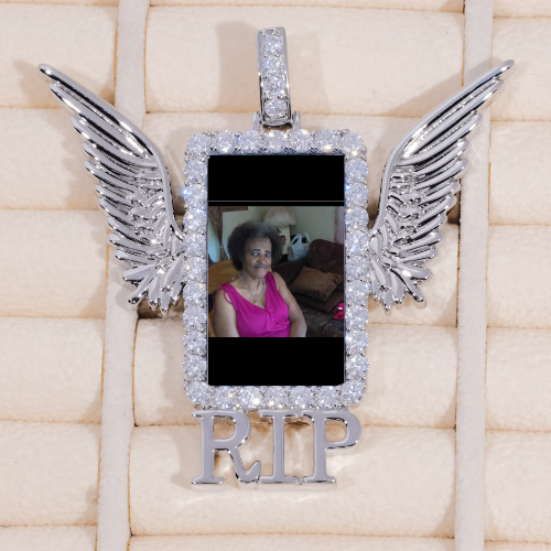 RIP WING 3D CUSTOM PICTURE PENDANT