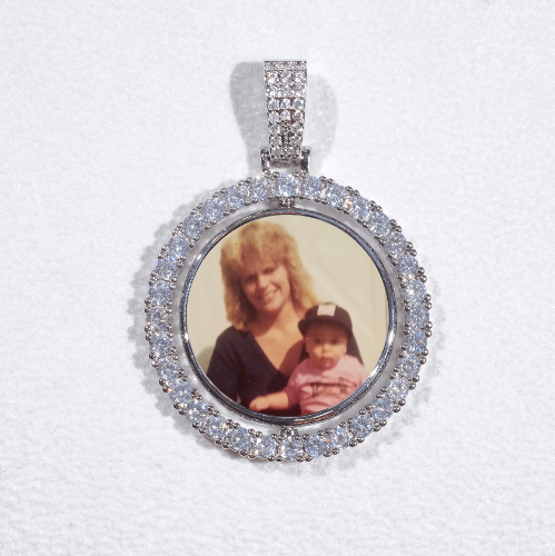 3D Spinning 2-Faced Custom Picture Pendant