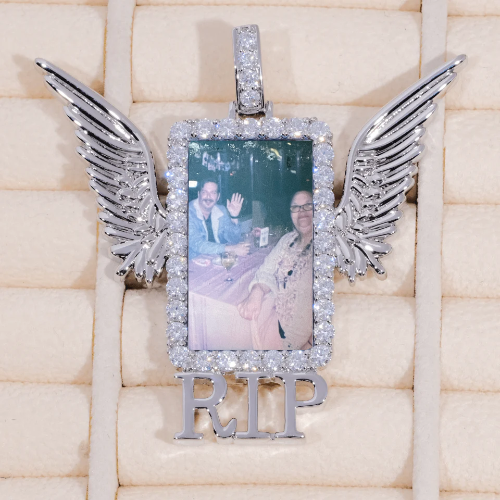 RIP WING 3D CUSTOM PICTURE PENDANT