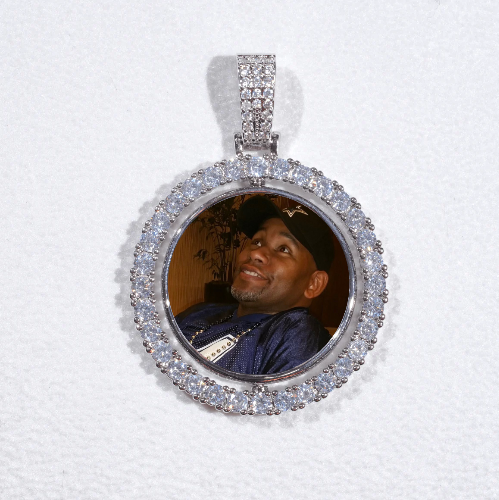 3D Spinning 2-Faced Custom Picture Pendant