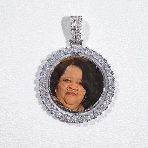 3D Spinning 2-Faced Custom Picture Pendant