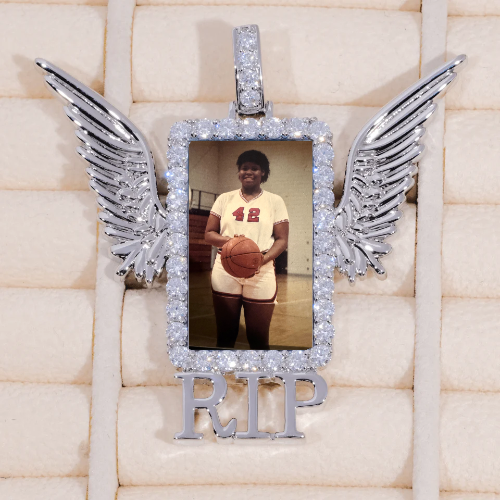 RIP WING 3D CUSTOM PICTURE PENDANT