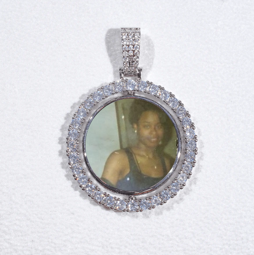 3D Spinning 2-Faced Custom Picture Pendant