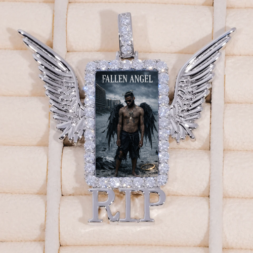 RIP WING 3D CUSTOM PICTURE PENDANT
