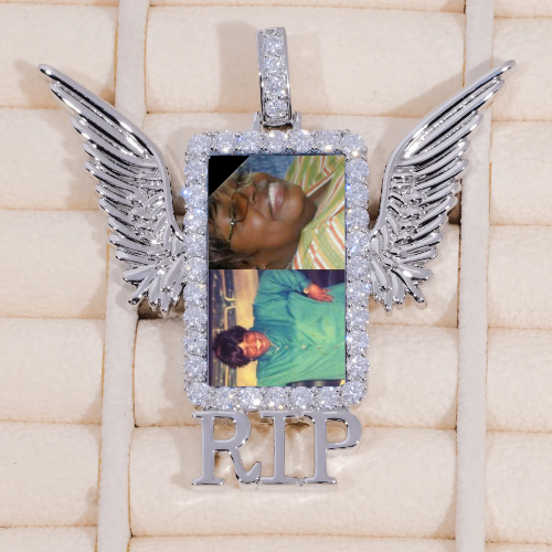 RIP WING 3D CUSTOM PICTURE PENDANT