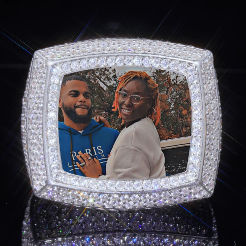 3D CUSTOM PICTURE ICED RING