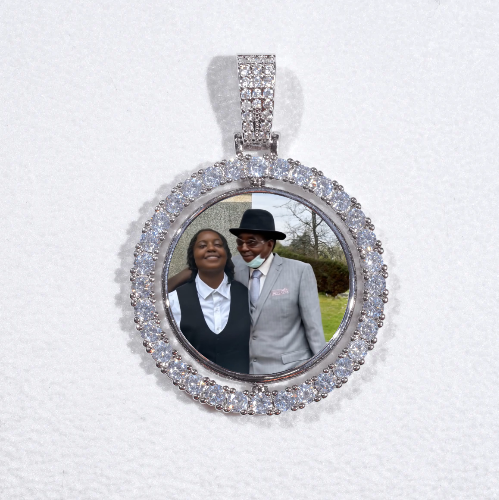 3D Spinning 2-Faced Custom Picture Pendant