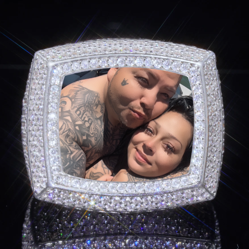 3D CUSTOM PICTURE ICED RING