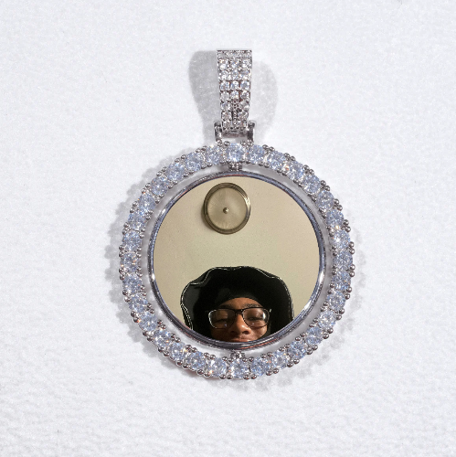 3D Spinning 2-Faced Custom Picture Pendant
