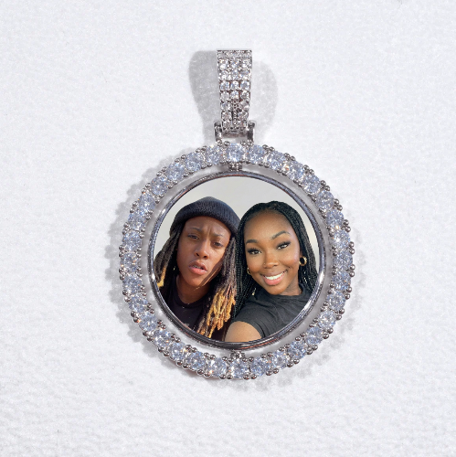 3D Spinning 2-Faced Custom Picture Pendant