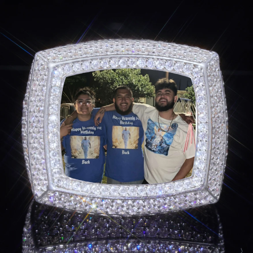 3D CUSTOM PICTURE ICED RING