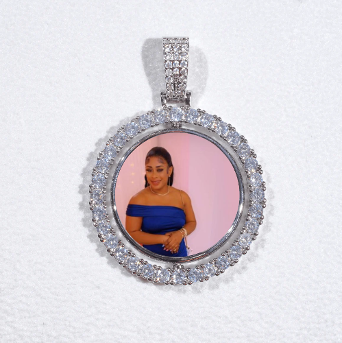 3D Spinning 2-Faced Custom Picture Pendant