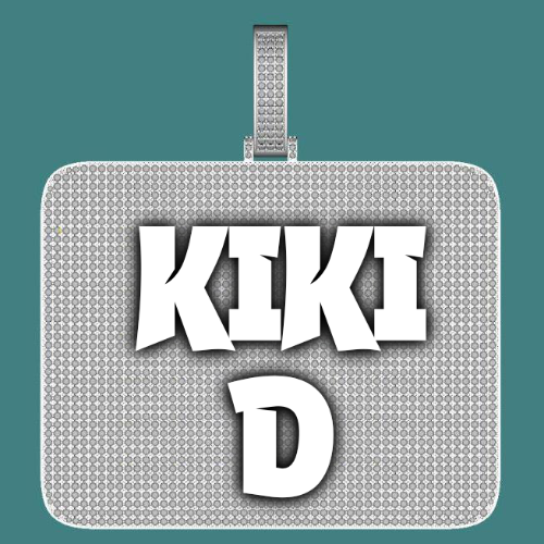 CUSTOM LETTER NECKLACE 3D BIG SQUARE