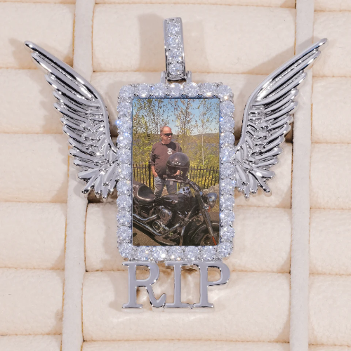 RIP WING 3D CUSTOM PICTURE PENDANT