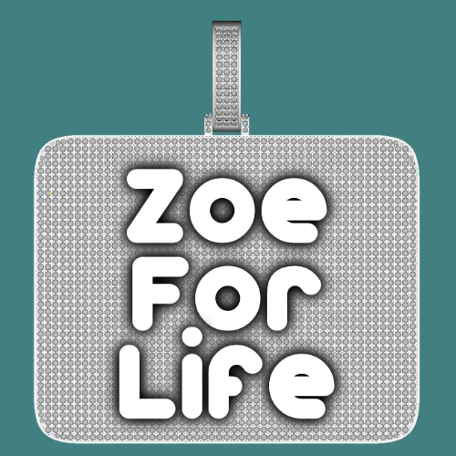 CUSTOM LETTER NECKLACE 3D BIG SQUARE