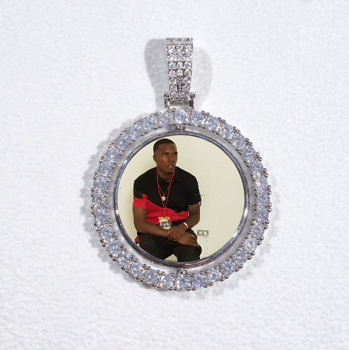 3D Spinning 2-Faced Custom Picture Pendant