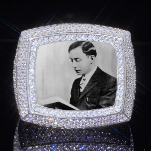 3D CUSTOM PICTURE ICED RING