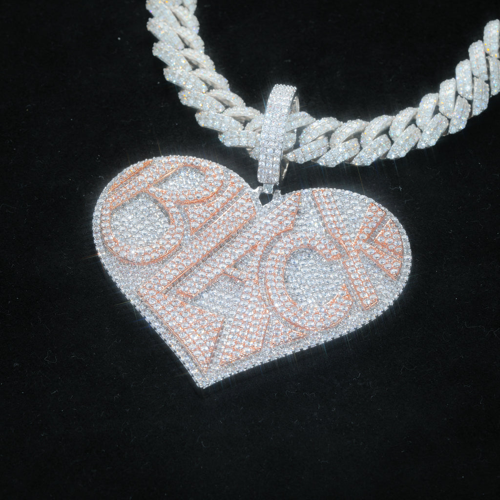 BLACK ICED NECKLACE