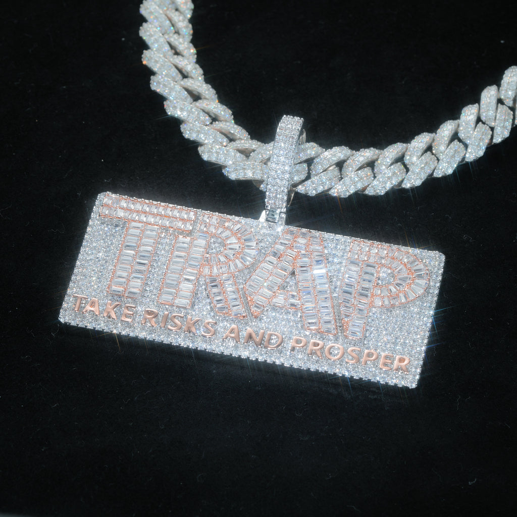 TRAP Baguette Iced Pendant