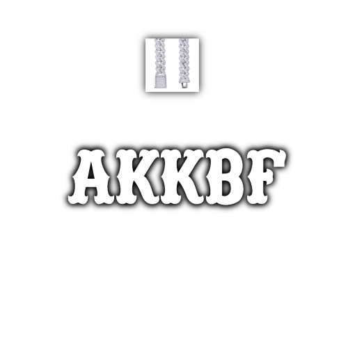 Custom Letters Freibeuter Font Necklace