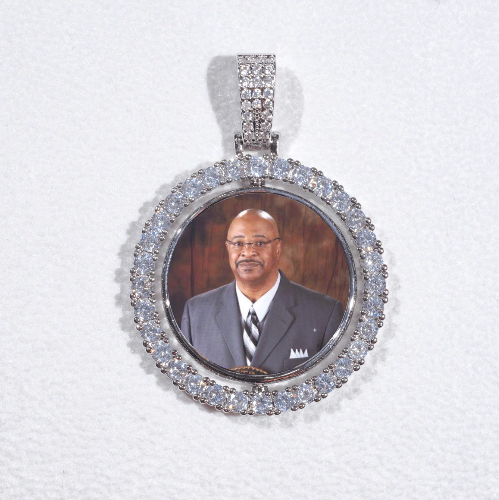 3D Spinning 2-Faced Custom Picture Pendant