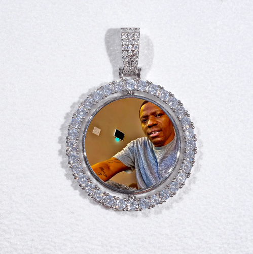 3D Spinning 2-Faced Custom Picture Pendant