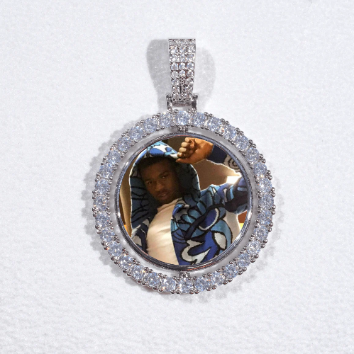 3D Spinning 2-Faced Custom Picture Pendant