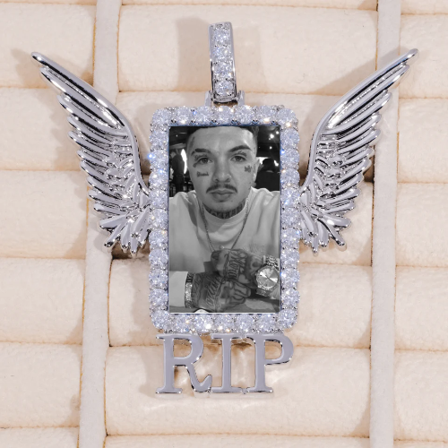 RIP WING 3D CUSTOM PICTURE PENDANT