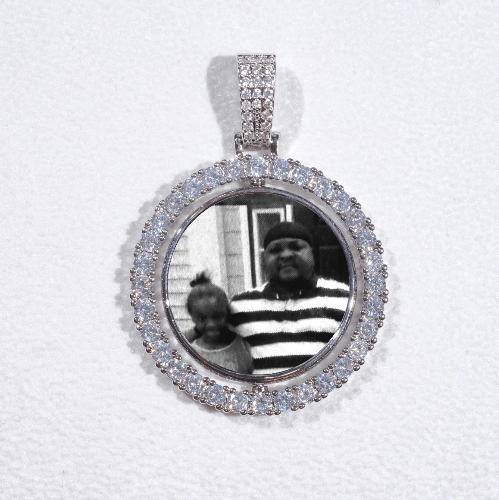 3D Spinning 2-Faced Custom Picture Pendant