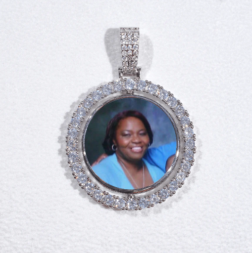 3D Spinning 2-Faced Custom Picture Pendant