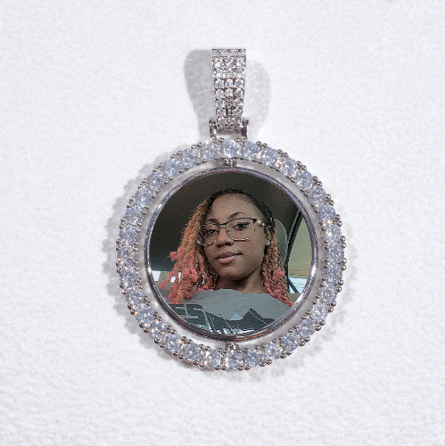 3D Spinning 2-Faced Custom Picture Pendant