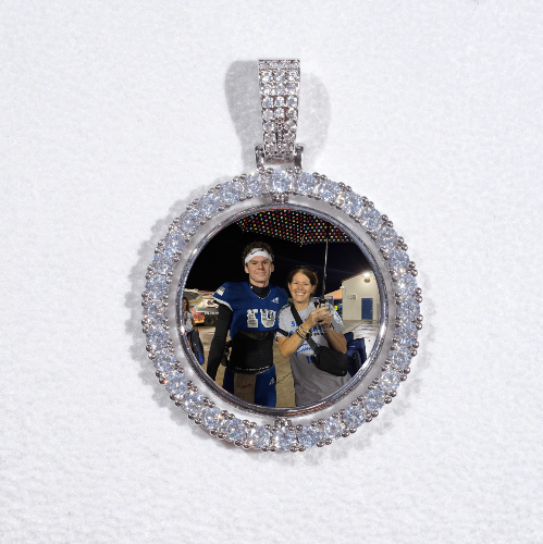 3D Spinning 2-Faced Custom Picture Pendant
