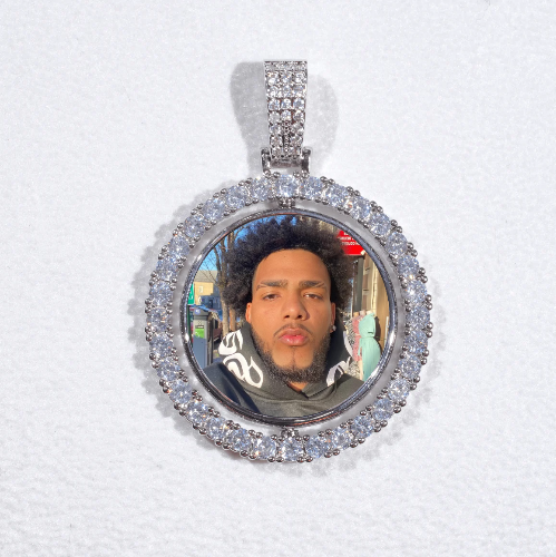 3D Spinning 2-Faced Custom Picture Pendant