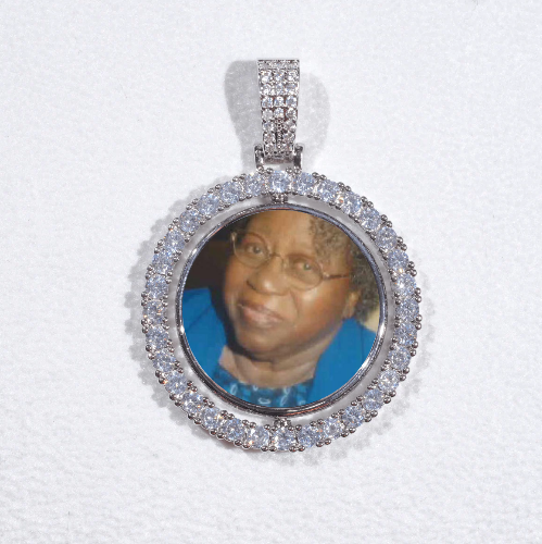 3D Spinning 2-Faced Custom Picture Pendant