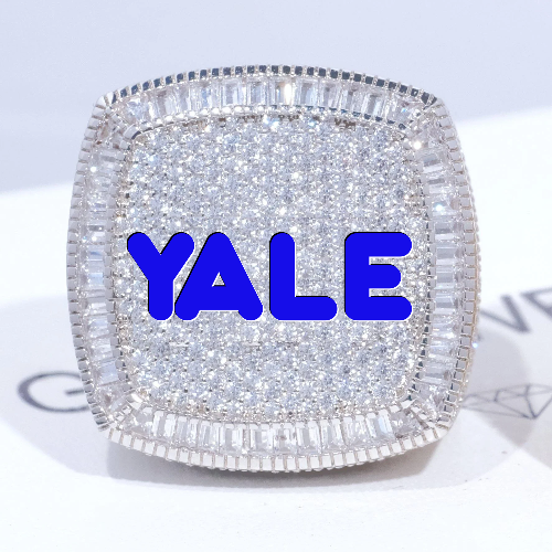 CUSTOM LETTER 3D ICED RING