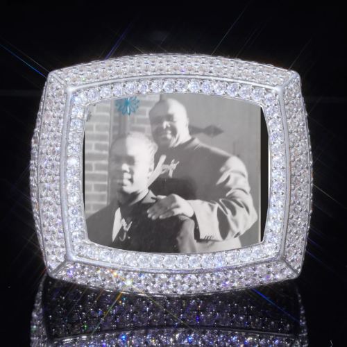 3D CUSTOM PICTURE ICED RING