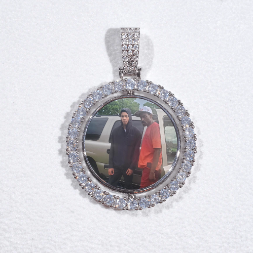 3D Spinning 2-Faced Custom Picture Pendant