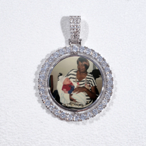 3D Spinning 2-Faced Custom Picture Pendant