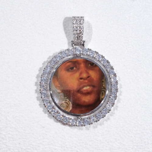 3D Spinning 2-Faced Custom Picture Pendant