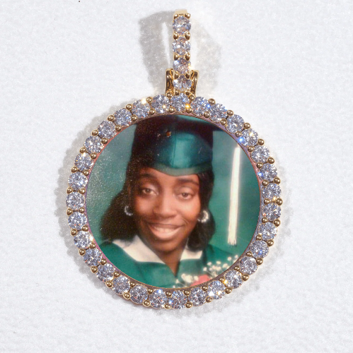 3D CIRCLE CUSTOM PICTURE PENDANT SMALL SIZE