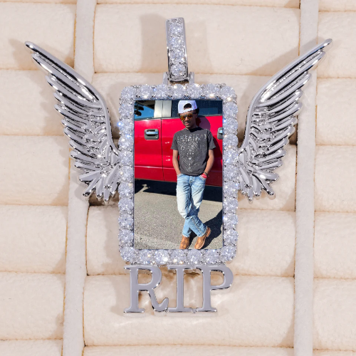RIP WING 3D CUSTOM PICTURE PENDANT