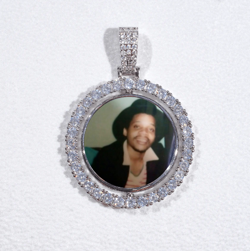 3D Spinning 2-Faced Custom Picture Pendant